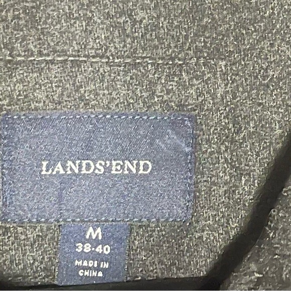 Like new Lands End wool waist coat. - Picture 6 of 6